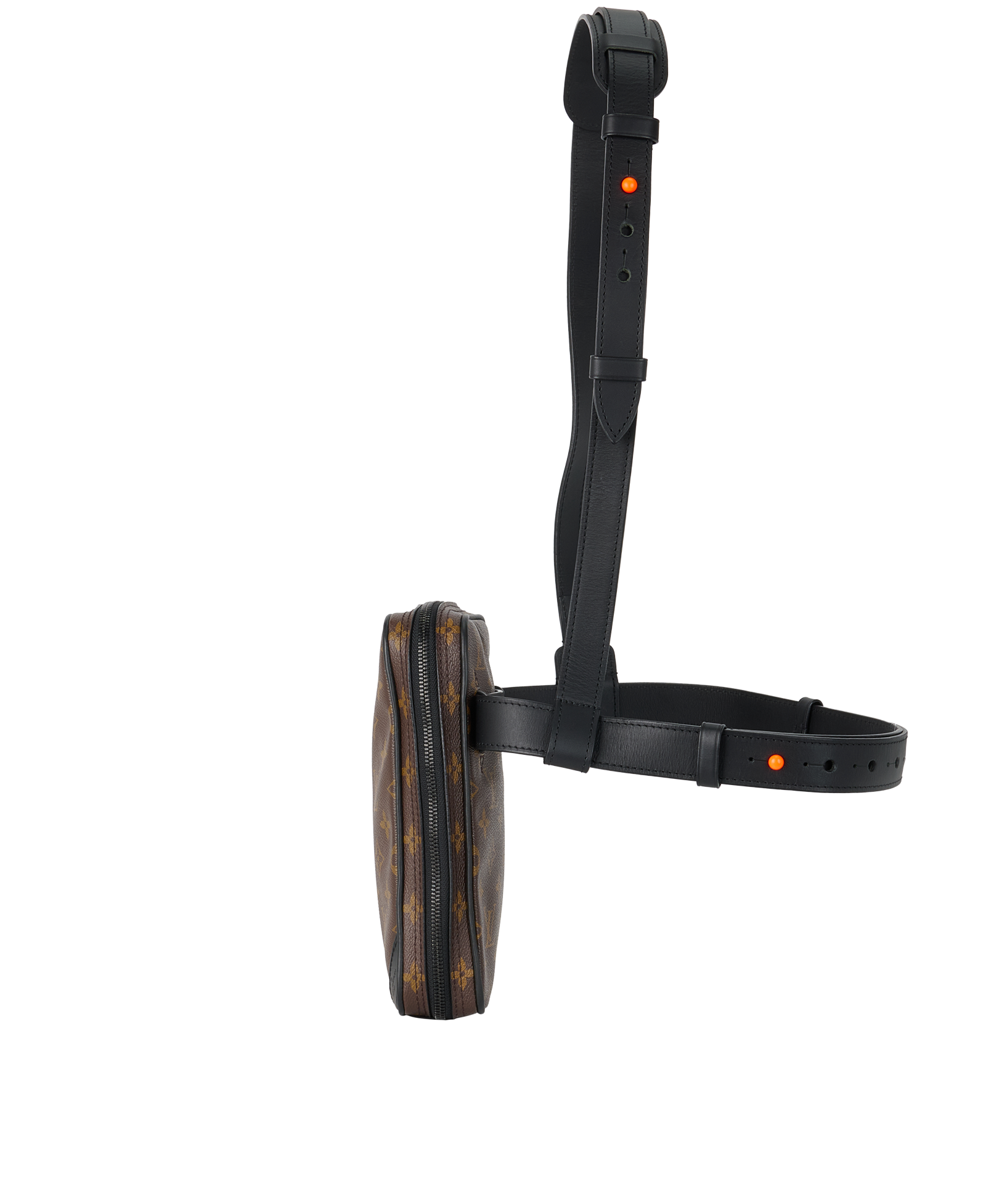 Utility Side Bag, &pound;650, Handbags, Brown, Canvas, Bottom view